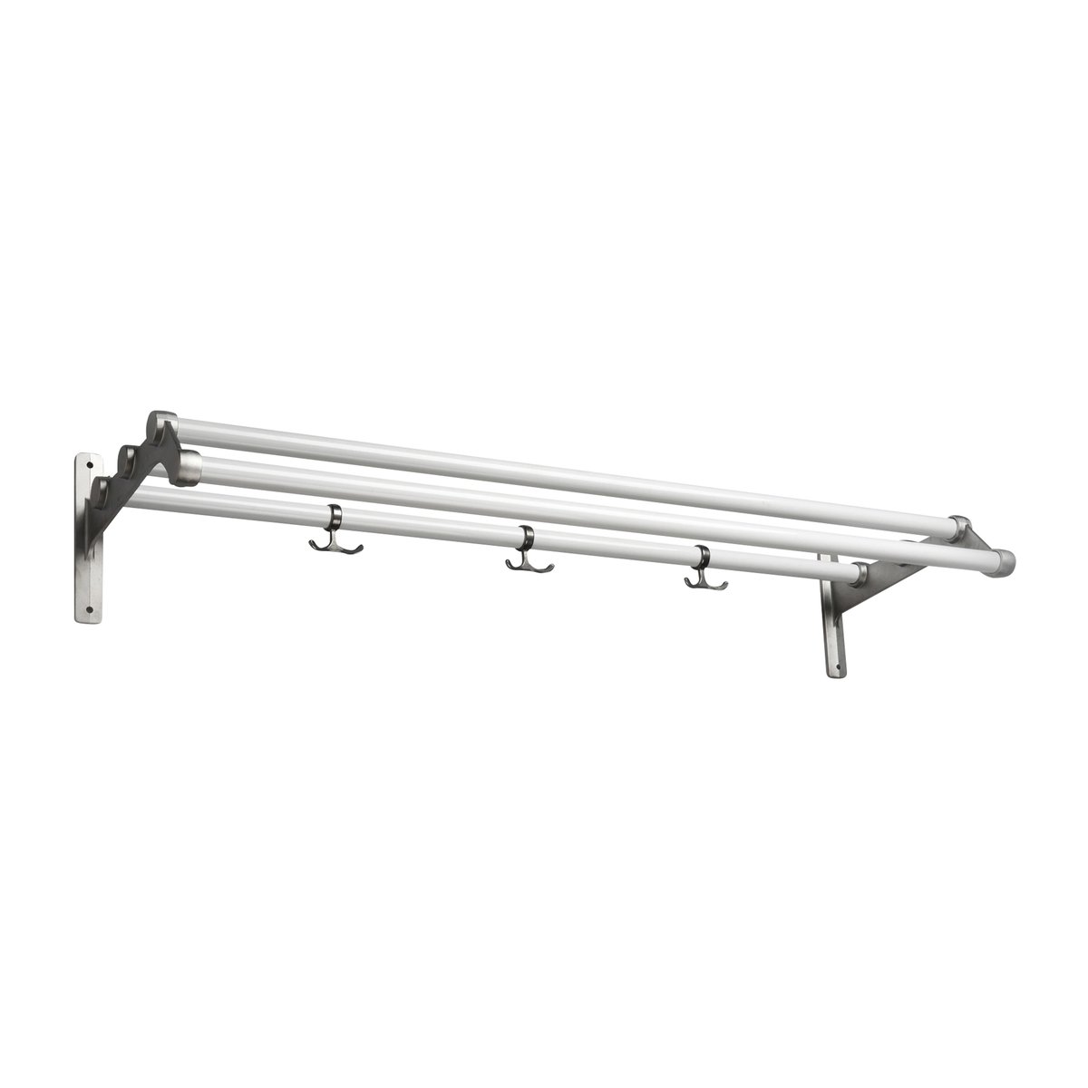 Essem Design Nostalgi 291 Hutablage 100cm Weiß-Aluminium