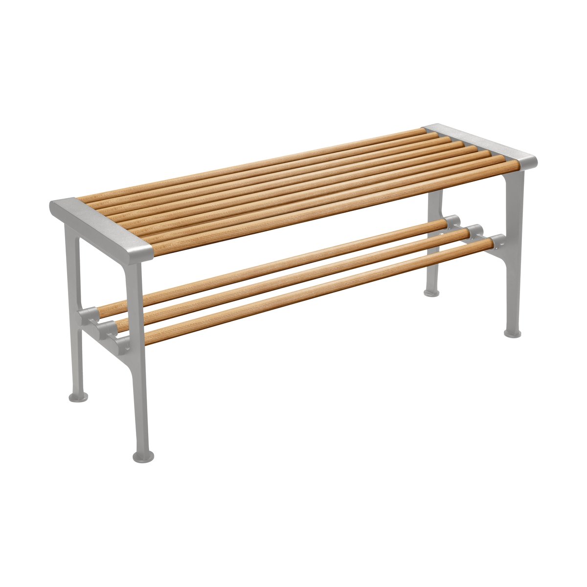 Essem Design Nostalgi Bank 100 cm Eiche-Aluminium