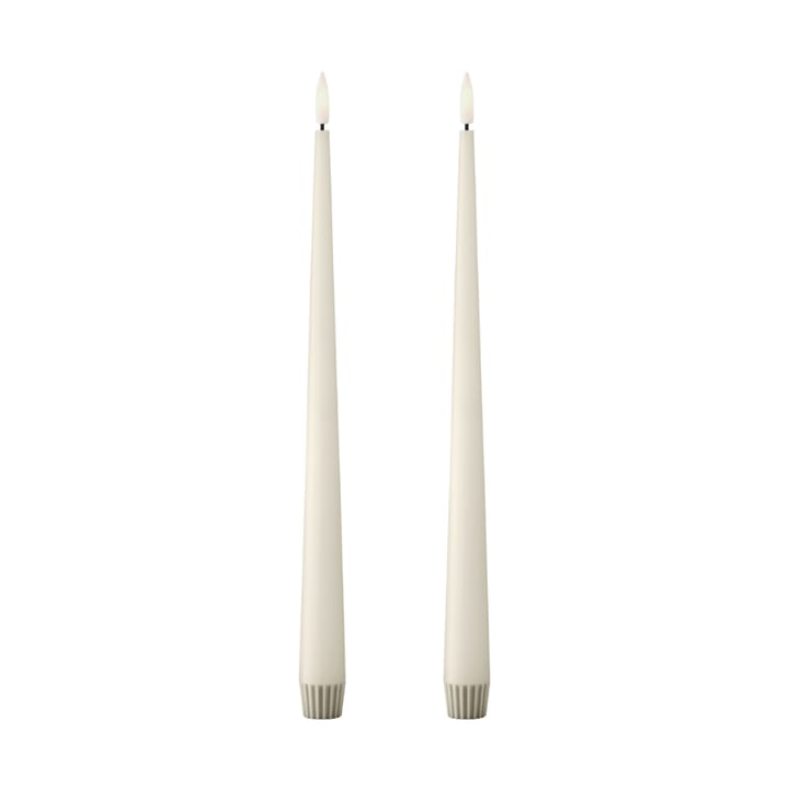 ester & erik Stabkerze LED 30 cm 2er Pack - 06 Ivory - ester & erik