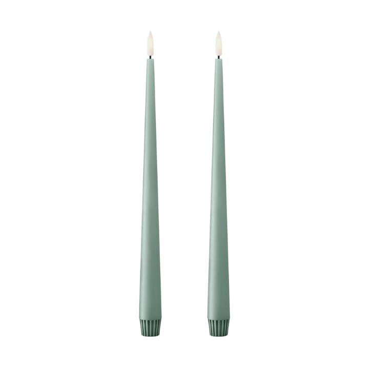 ester & erik Stabkerzen LED 30 cm 2er-Pack - 67 Jade stone - Ester & erik