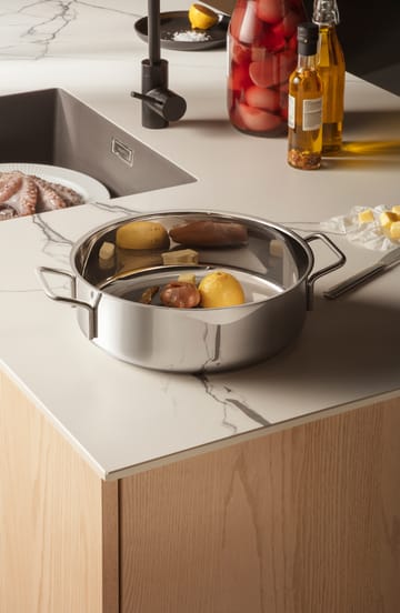 Eva Trio Stainless Steel Bratentopf 2 Griffe - Ø28 cm - Eva Solo