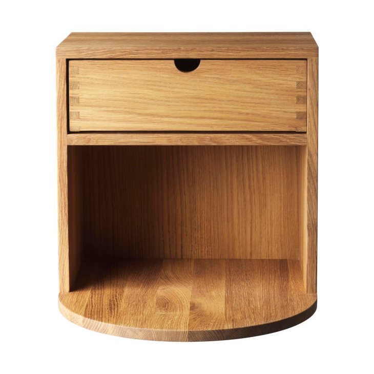 FDB Møbler B99 Radius Wandschrank Oak nature oiled