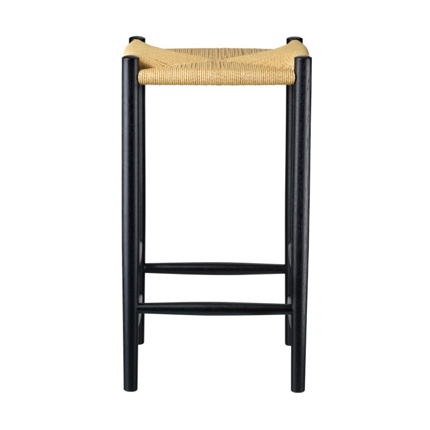 FDB Møbler J164C Counter Squared Barhocker Oak black painted-nature