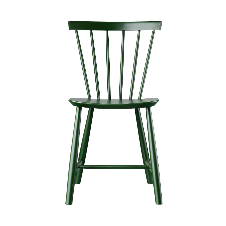 FDB Møbler J46 Stuhl Beech bottle green painted