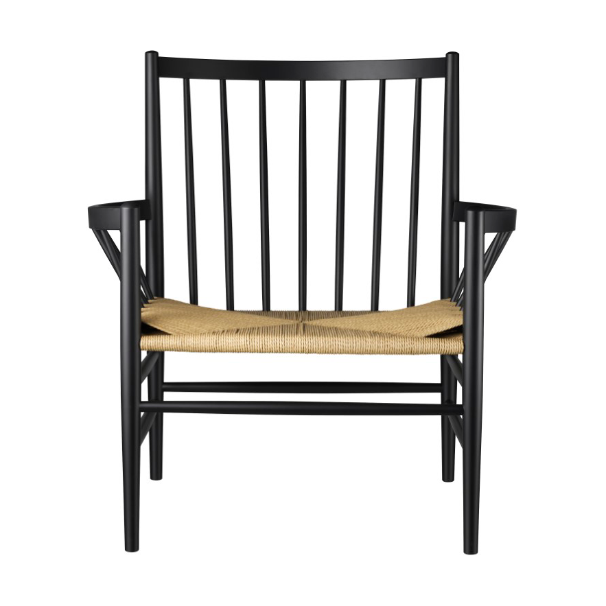 FDB Møbler J82 Sessel Beech black painted-nature