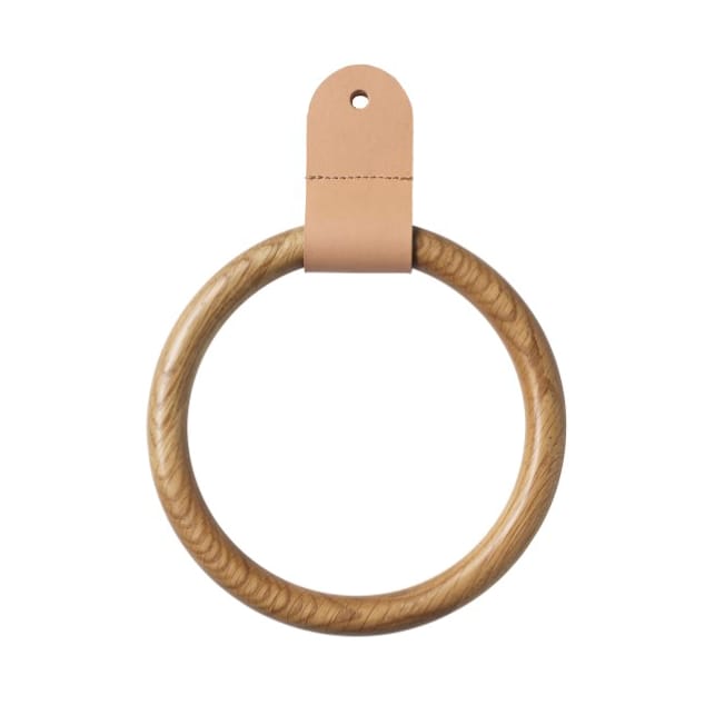 Q4 Allée Scarf Ring, Oak nature lacquered FDB Møbler