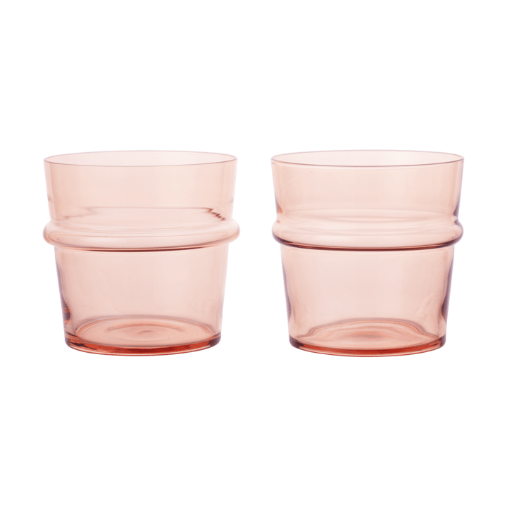 Boya Trinkglas niedrig 30 cl 2er-Pack, Blush Ferm Living