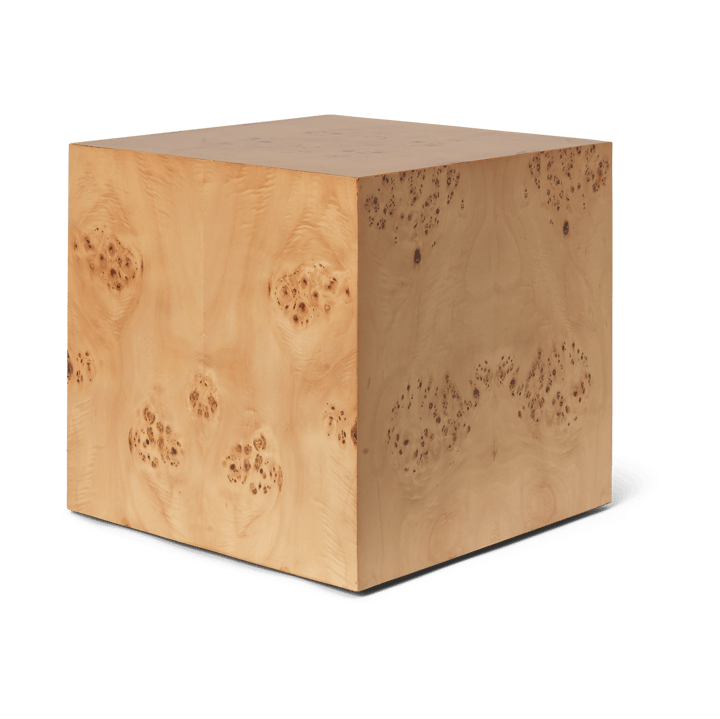 Burl Cube Beistelltisch 40x40 cm - Natural - Ferm LIVING