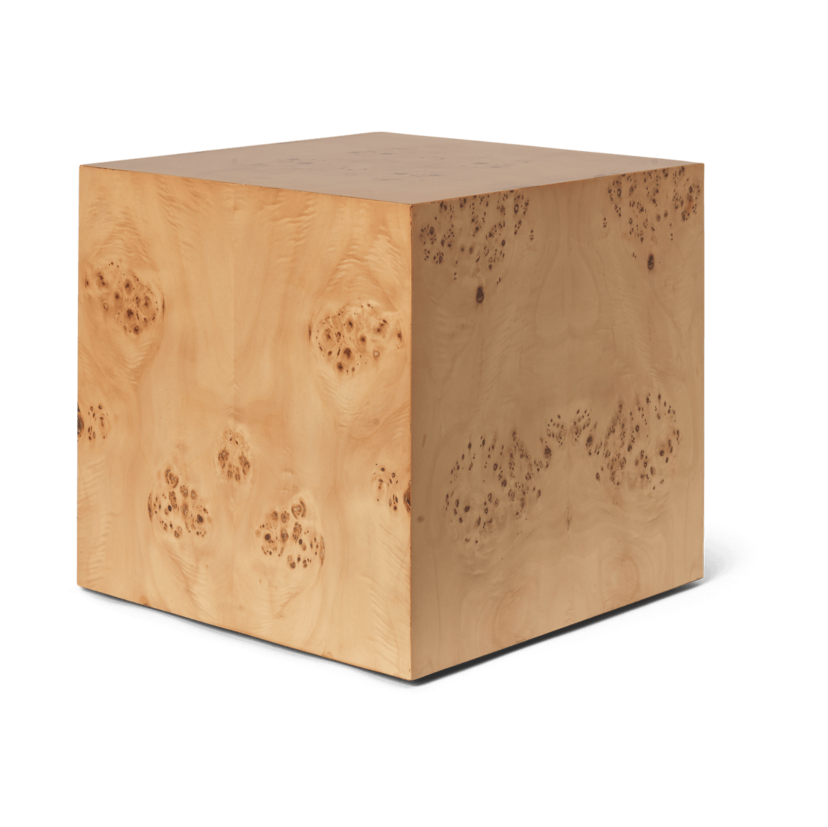 ferm LIVING Burl Cube Beistelltisch 40x40 cm Natural