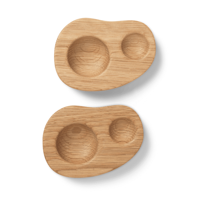 Cairn Eierbecher 2er Pack - Oak - ferm LIVING