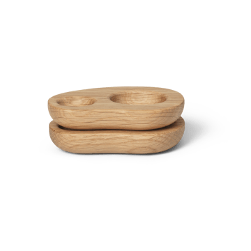 Cairn Eierbecher 2er Pack - Oak - ferm LIVING