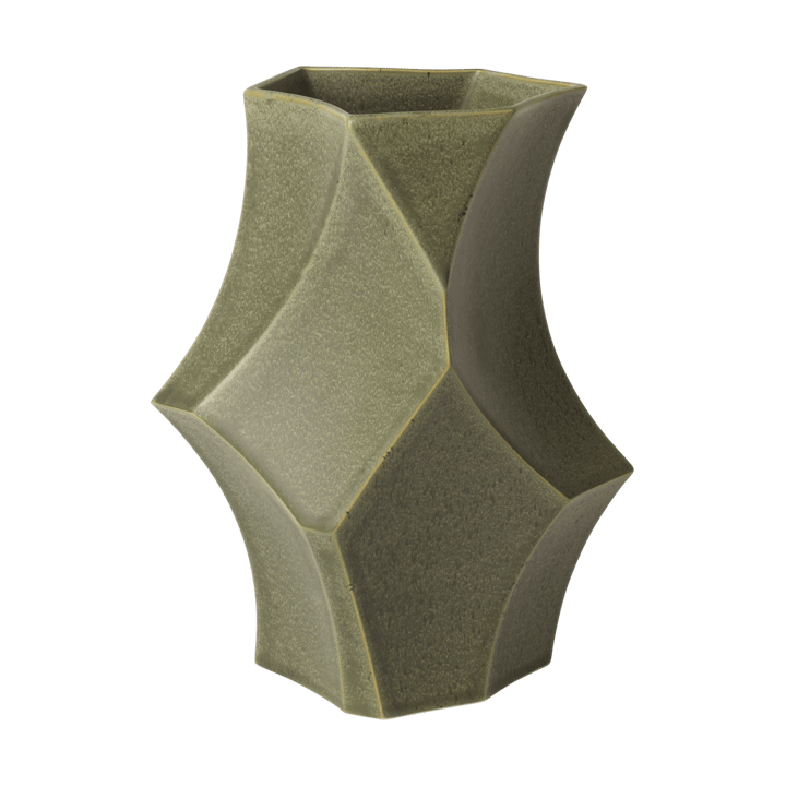 Cueva Vase 26 cm, Dark sage Ferm Living