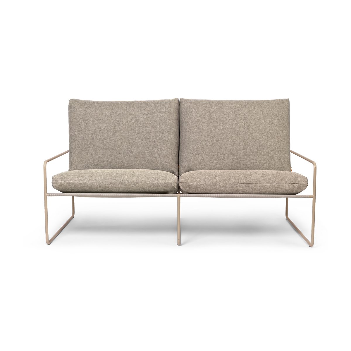 ferm LIVING Desert 2-Sitzer Sofa Cashmere-Dark sand