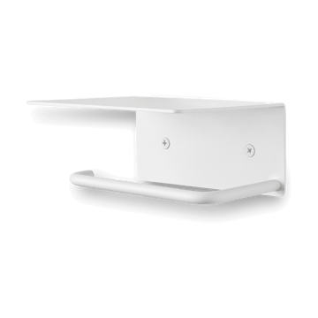 Dora Toilettenpapierhalter mit Regal - White - ferm LIVING