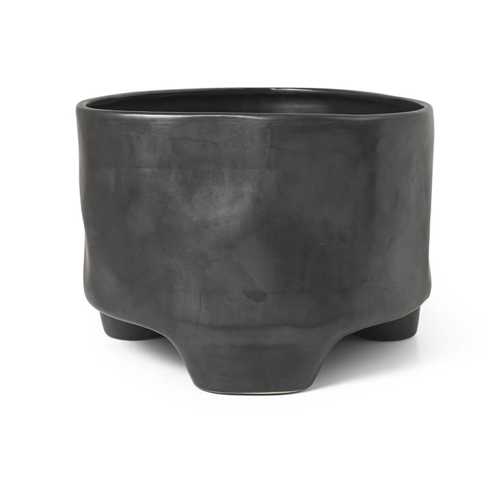 Esca Blumentopf black, Large ferm LIVING