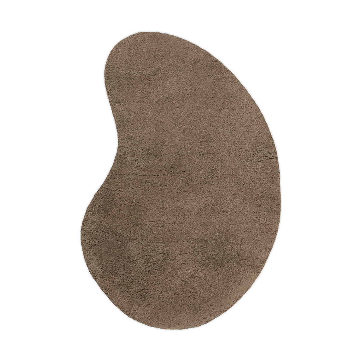 ferm LIVING Forma Wollteppich 103x155 cm Ash Brown