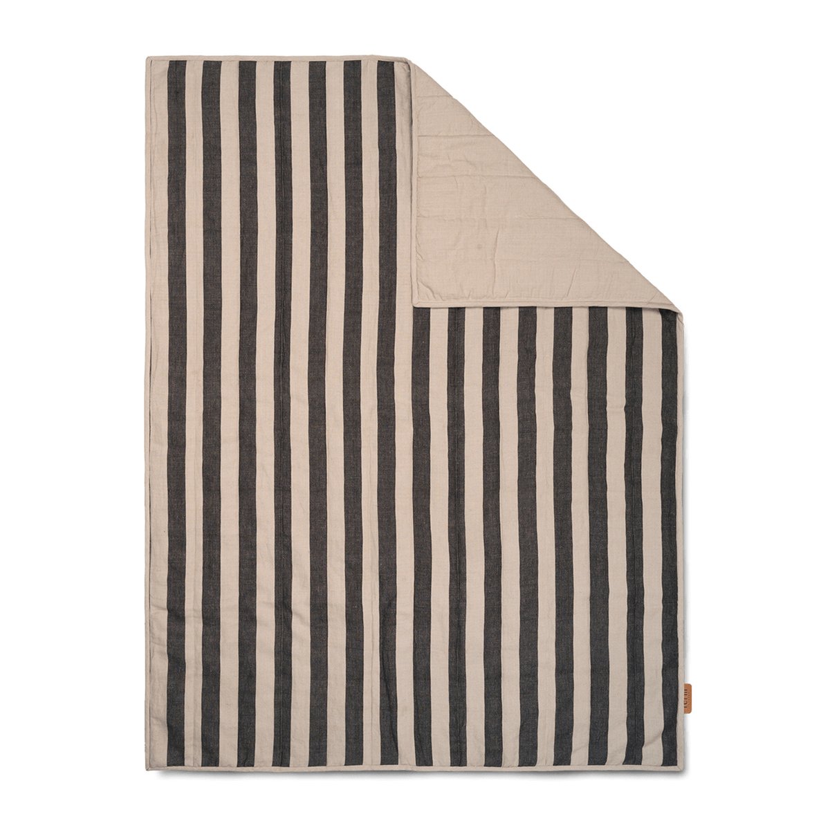 ferm LIVING Grand Decke 120 x 170cm Sand-black