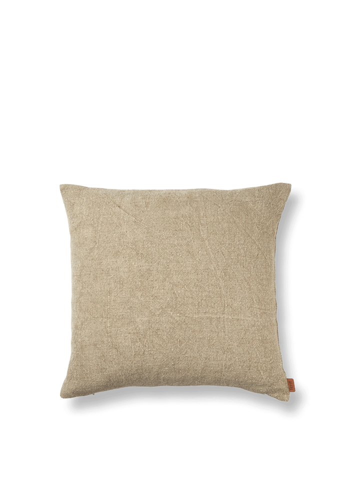 Heavy Kissenbezug 50x50 cm Leinen - Natur - ferm LIVING