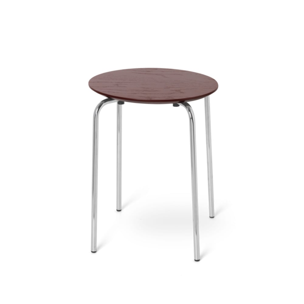 ferm LIVING Herman Hocker Red brown, chromgestell