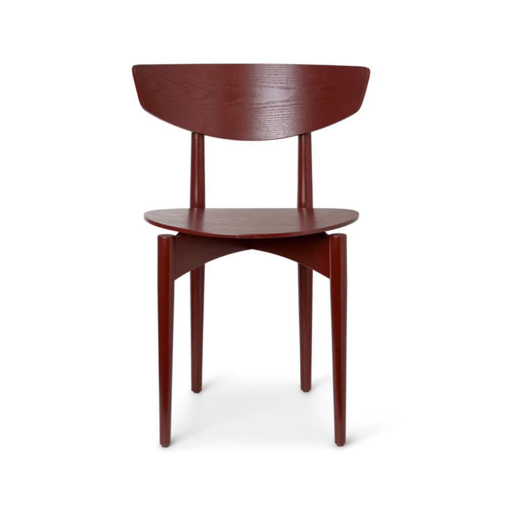 ferm LIVING Herman Stuhl Red brown, rotbraune Eschenholzbeine