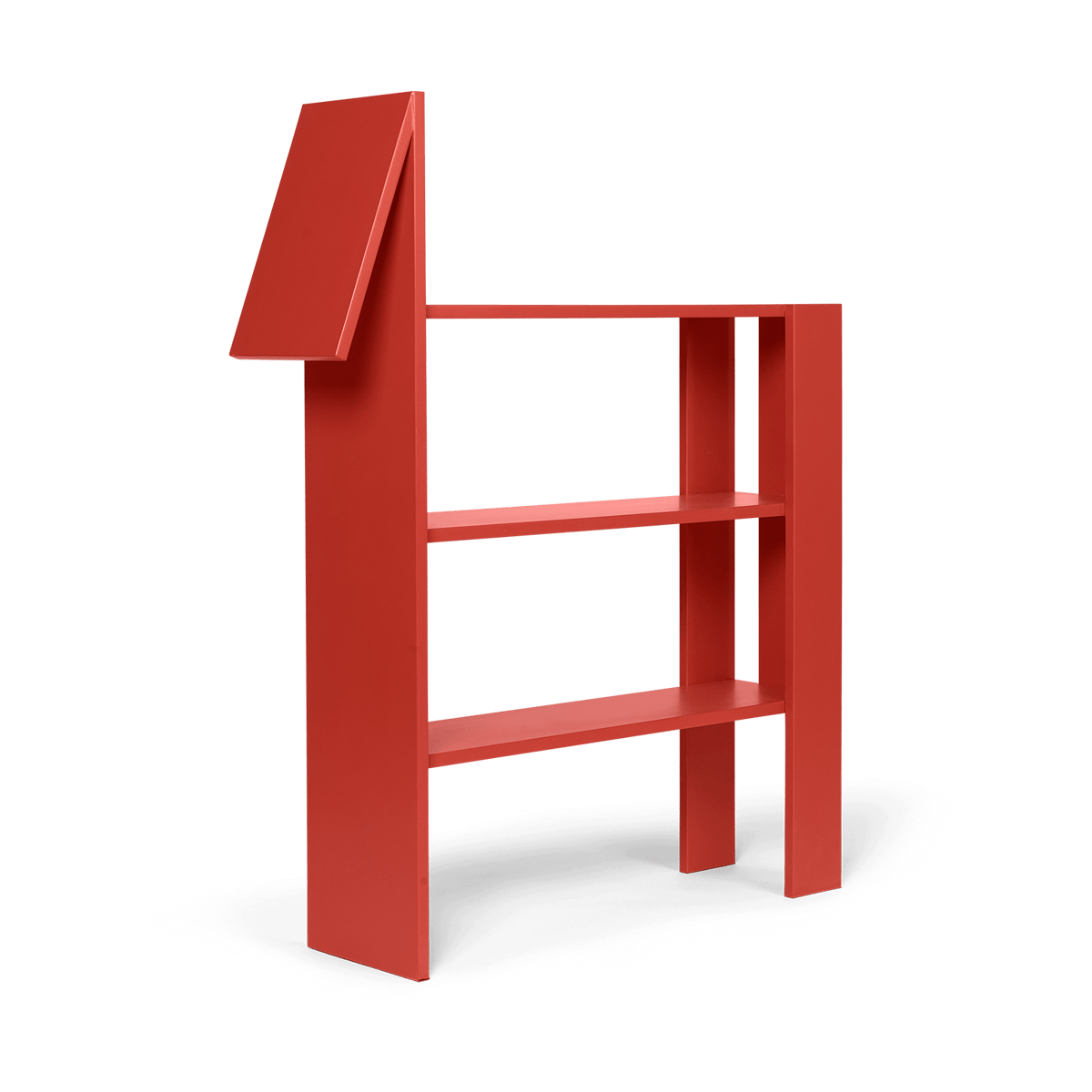 ferm LIVING Horse Bücherregal 91x111 cm Poppy Red