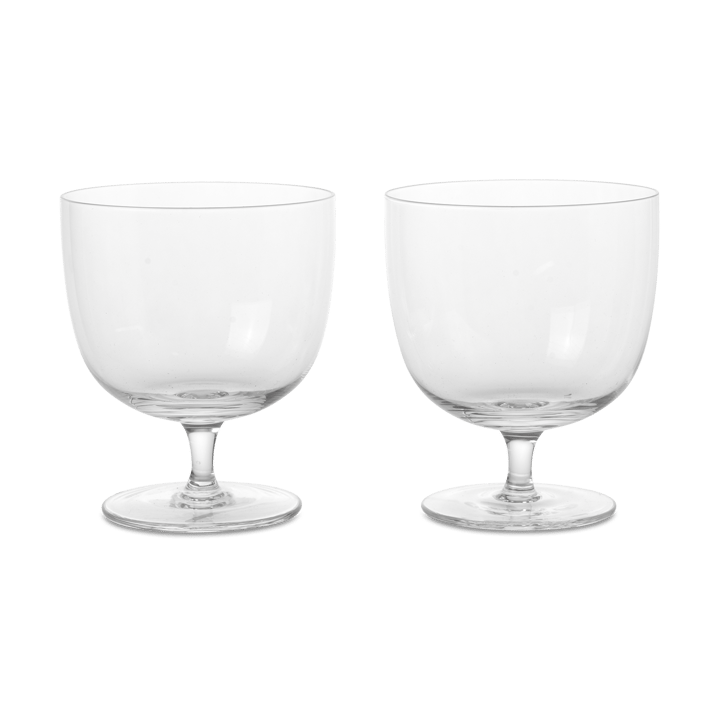 ferm LIVING Host white wine glasses, set of 2, blush