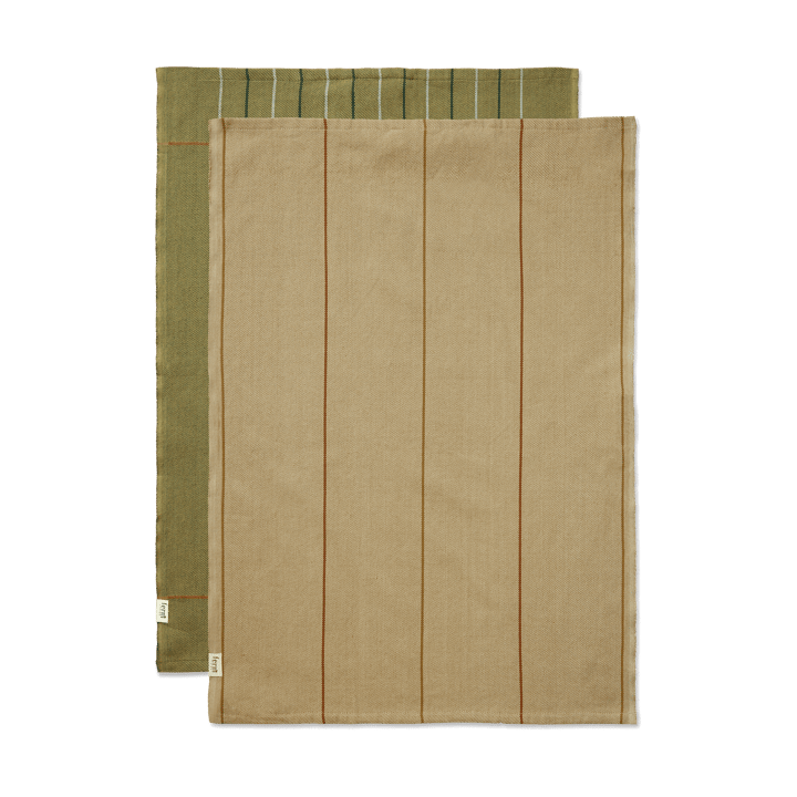 Ito Geschirrtuch 50x70 cm 2er Pack - Seaweed-flax - ferm LIVING