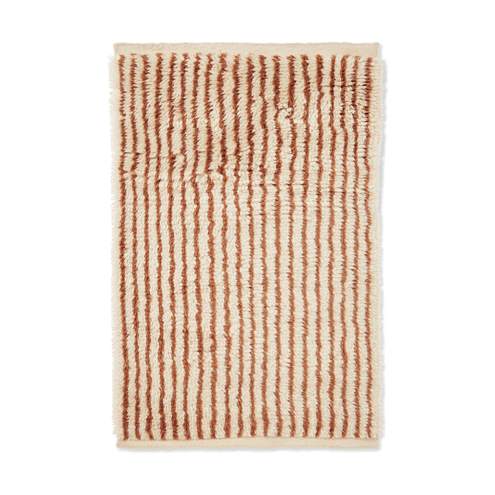 Kami Teppich - Off white-red brown, 80x120 cm - Ferm LIVING