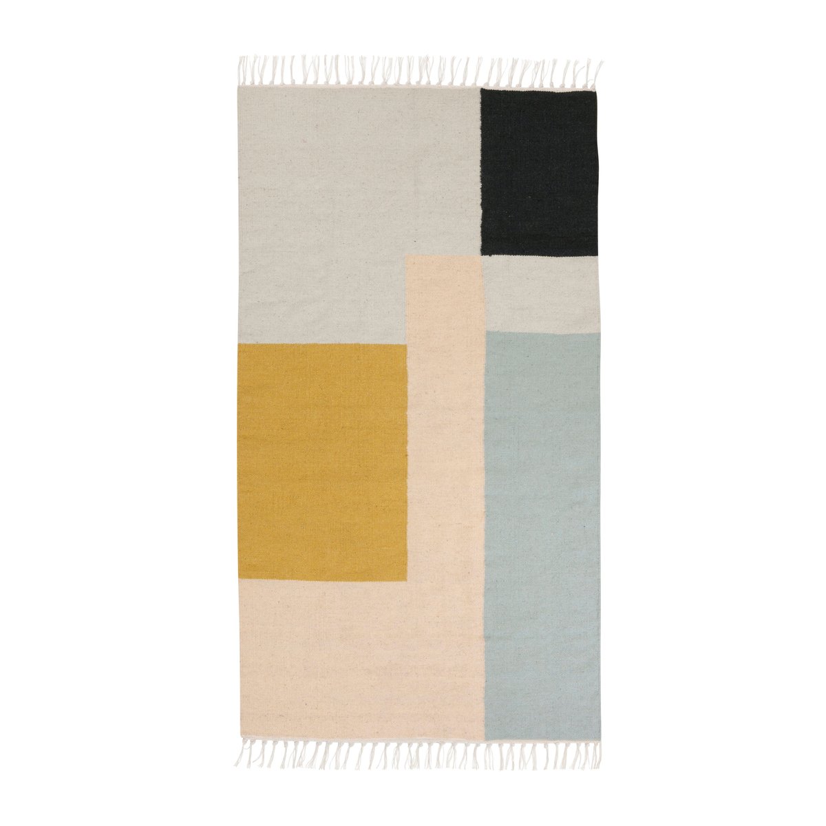 ferm LIVING Kelim Teppich klein Squares