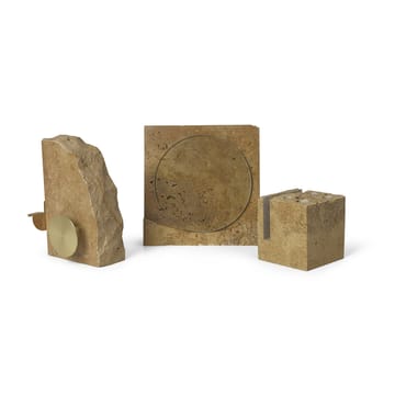 Klint Stifthalter 9 x 9cm - Beige travertin - ferm LIVING