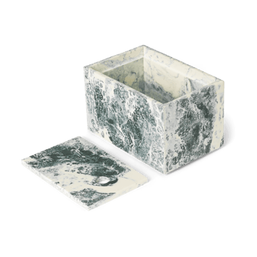 Mist Aufbewahrungsbox 10x15 cm - Emerald-off white - ferm LIVING