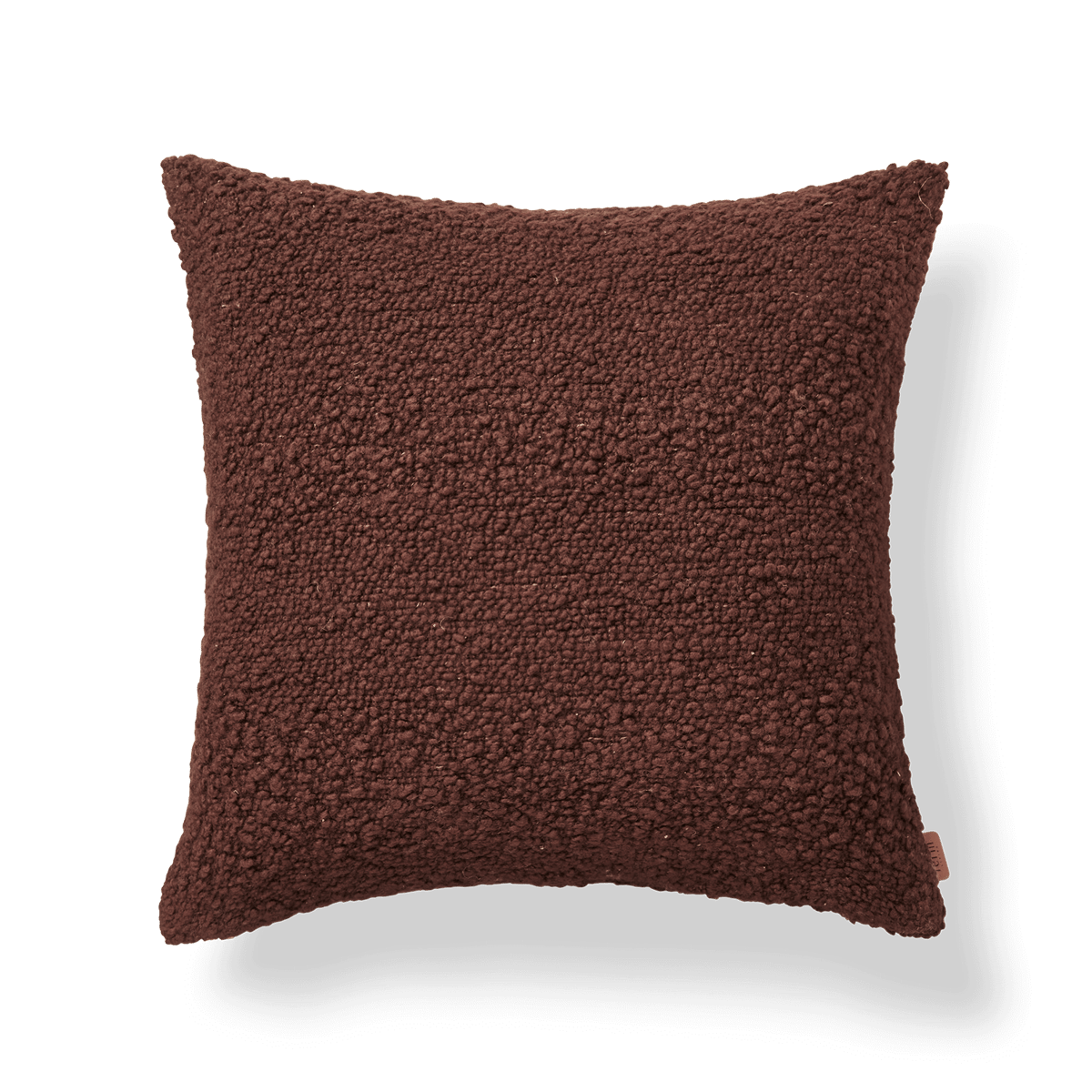 ferm LIVING Moor Kissen 50x50 cm Dark pecan