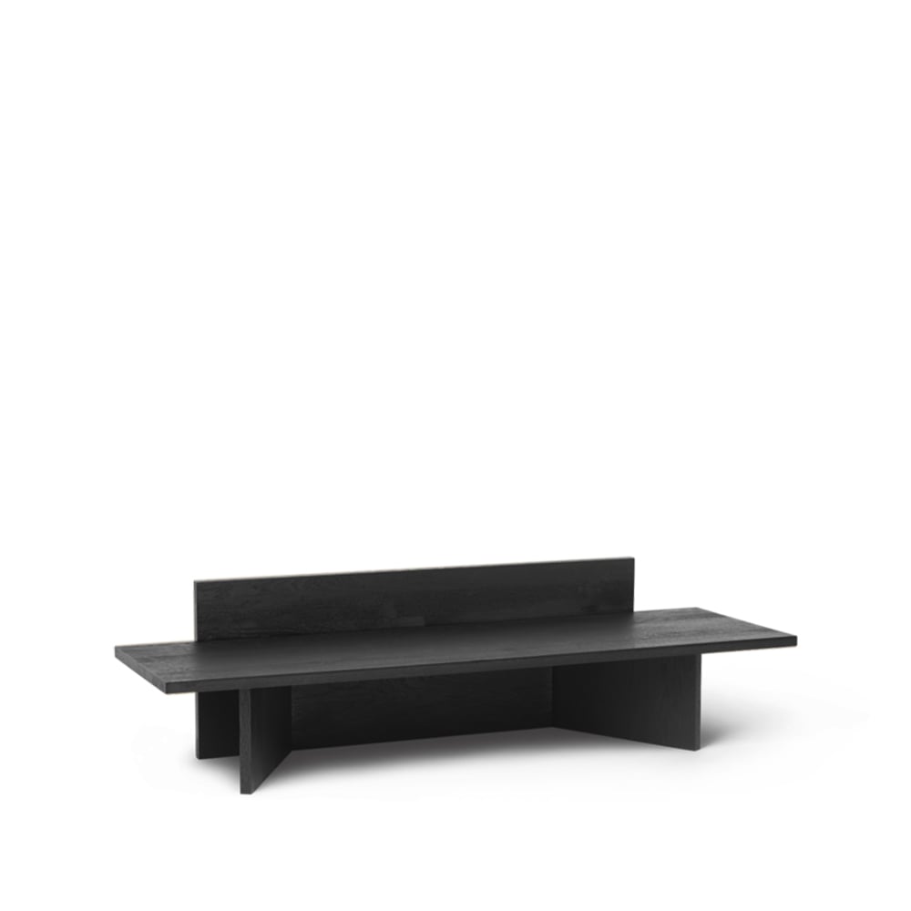 ferm LIVING Oblique Bank Oak black oiled