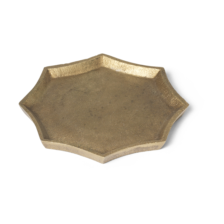 Otte Dekotablett 9,5x9,5 cm - Brass finish - ferm LIVING