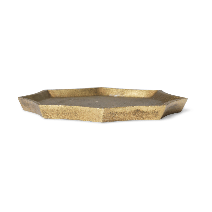 Otte Dekotablett 9,5x9,5 cm - Brass finish - ferm LIVING