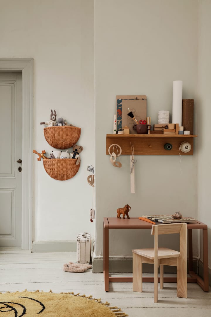 Place Rack Hakenleiste Wandregal Eiche, Medium ferm LIVING