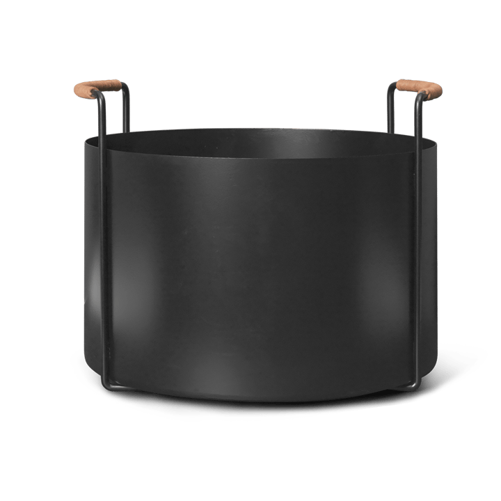 Port Feuerholzkorb - Black - Ferm Living