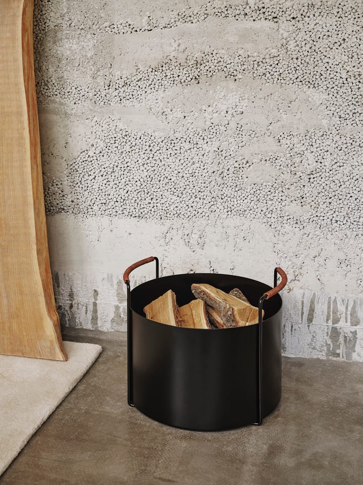 Port Feuerholzkorb - Black - ferm LIVING