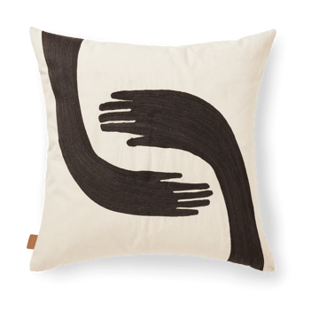 Pose Kissen 50x50 cm - Coffee-undyed - ferm LIVING