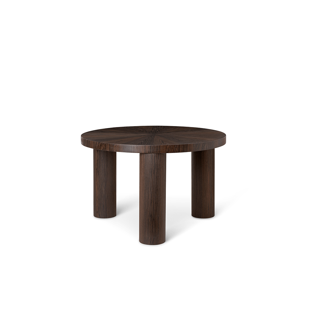 ferm LIVING Post Beistelltisch Oak smoked, small, star