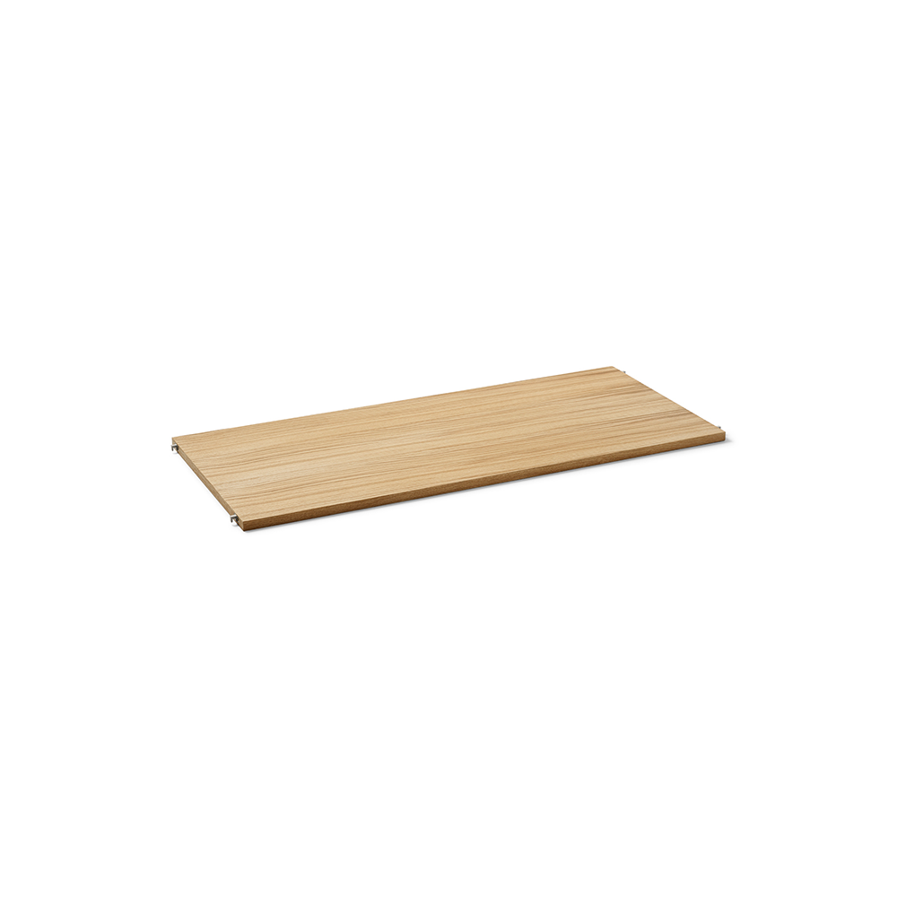 ferm LIVING Punctual Wandregal 90cm Oak oiled, light grey