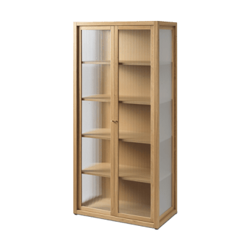 Reed Vitrinenschrank 70x155 cm - Natural oak - ferm LIVING