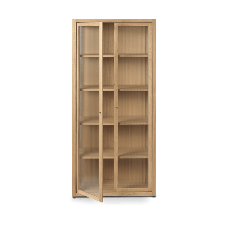 Reed Vitrinenschrank 70x155 cm - Natural oak - ferm LIVING