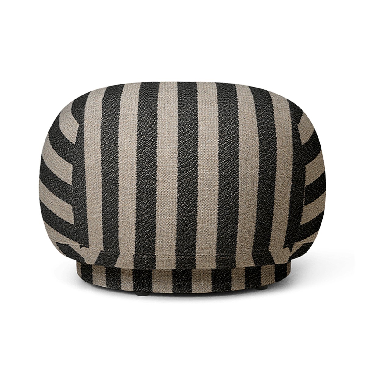 ferm LIVING Rico pouf Sitzkissen Louisiana sand black