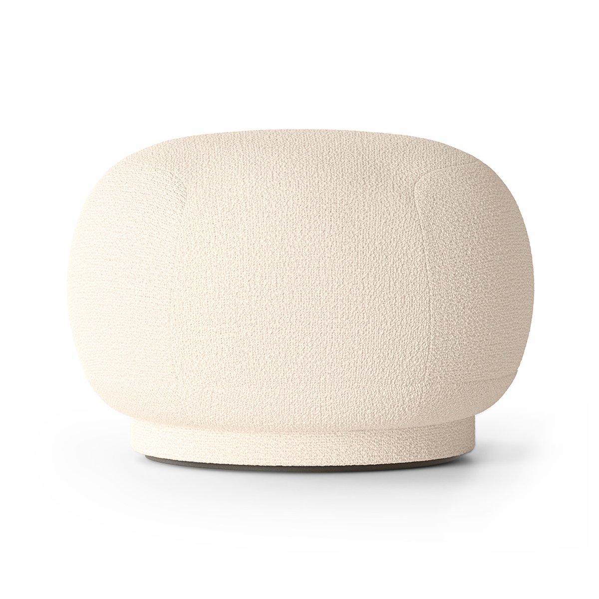 ferm LIVING Rico pouf Sitzkissen Wool bouclé offwhite