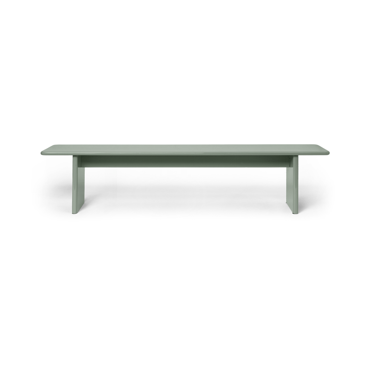 ferm LIVING Rink Bank 200 cm Tea green