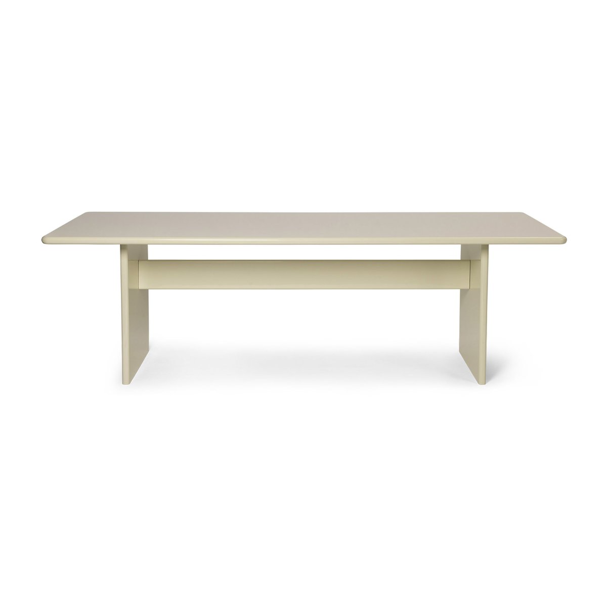 ferm LIVING Rink Esstisch large 240 x 90 x 74cm Eggshell