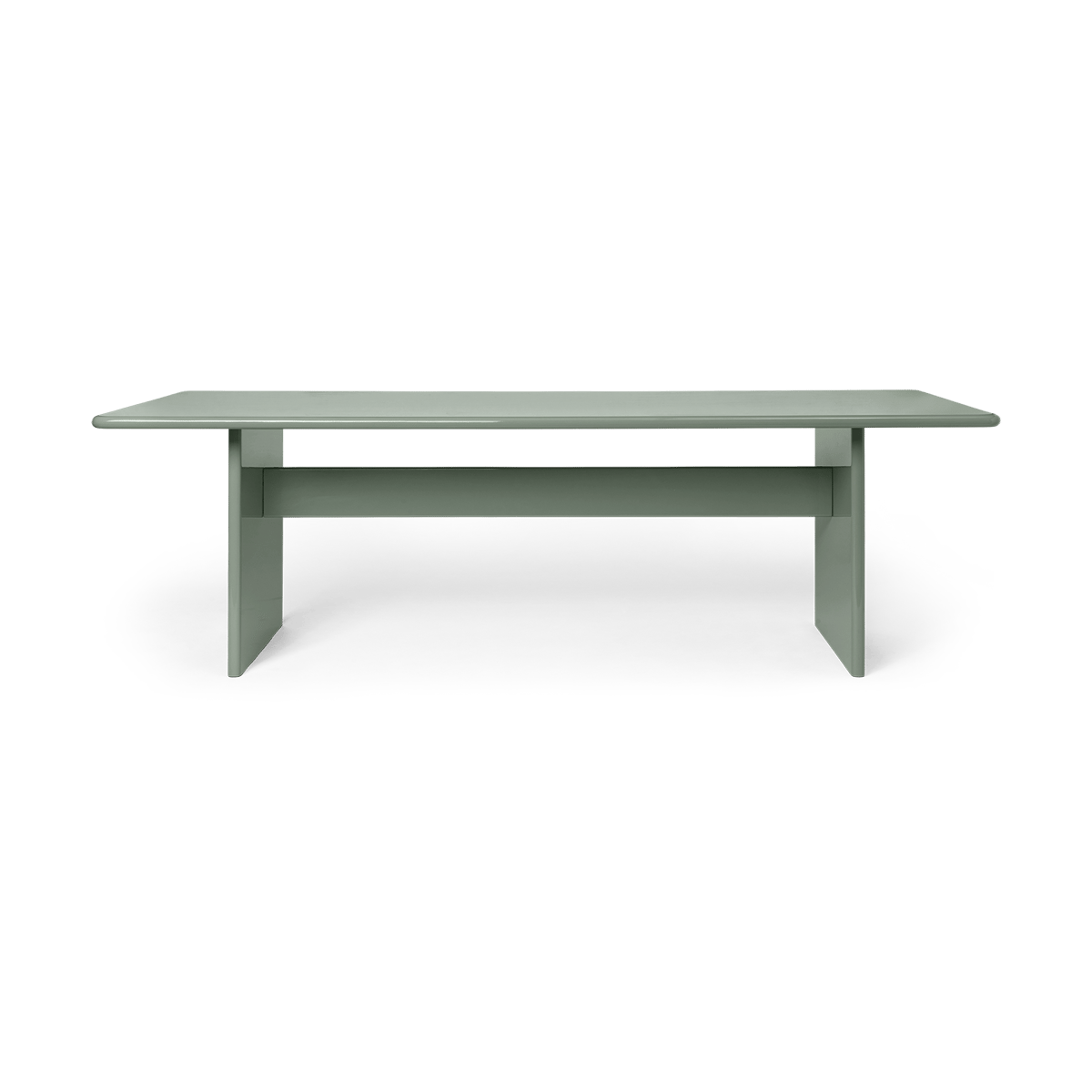 ferm LIVING Rink Esstisch large 240 x 90 x 74cm Tea green