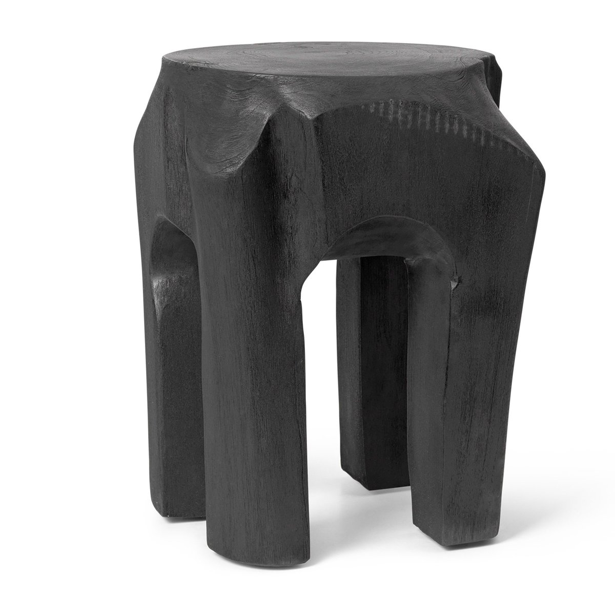 ferm LIVING Root Hocker Ø30 x 40cm Black stained