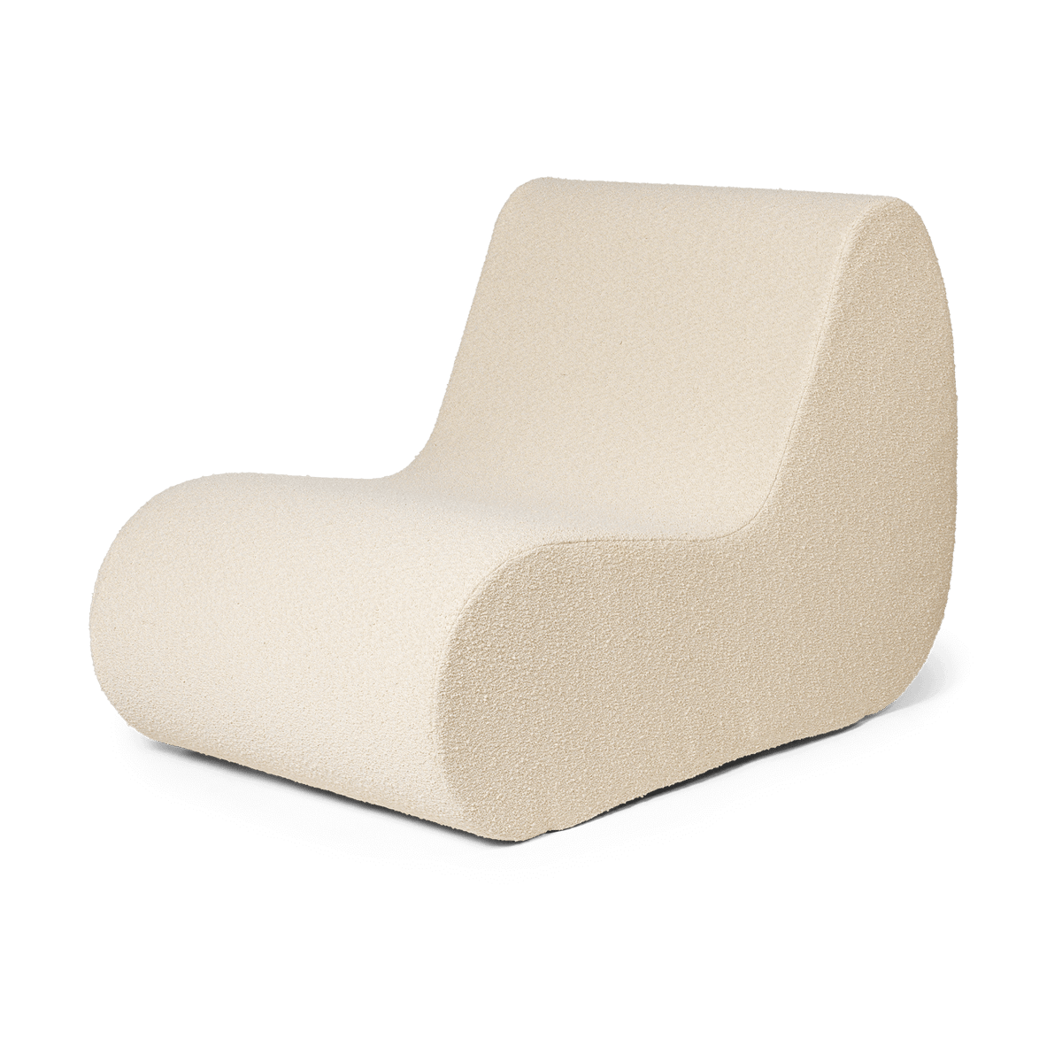 ferm LIVING Rouli center module pure bouclé Modulsofa Off-white